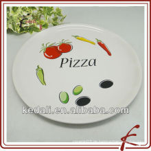 12 &quot;Keramik-Pizzaplatte mit unterschiedlichem Design